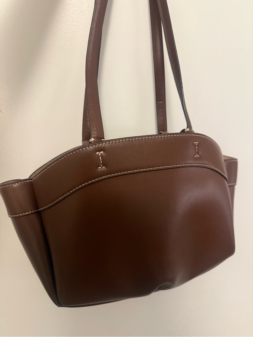 Zara Brown Purse - Women's Shoulder Handbag